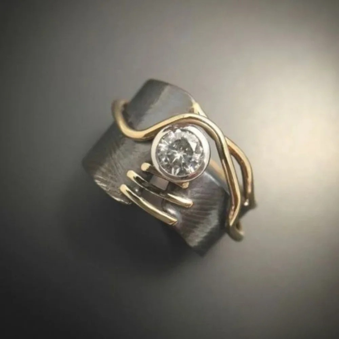 Anillo Vintage de Plata Brillante