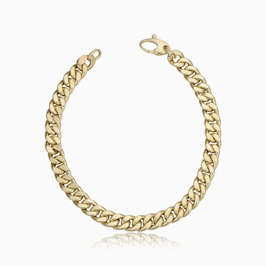 Estate™ | Pulsera cubana de oro 