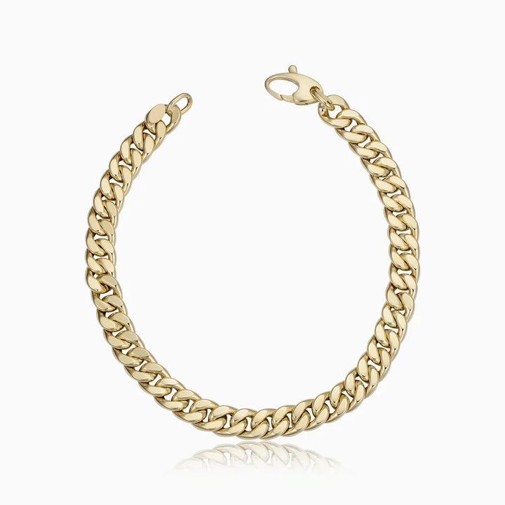 Estate™ | Pulsera cubana de oro 