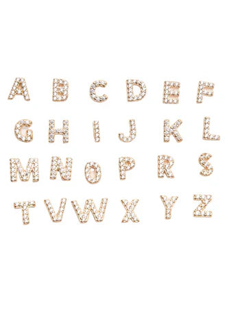 Initial™ | Pendiente individual de oro 