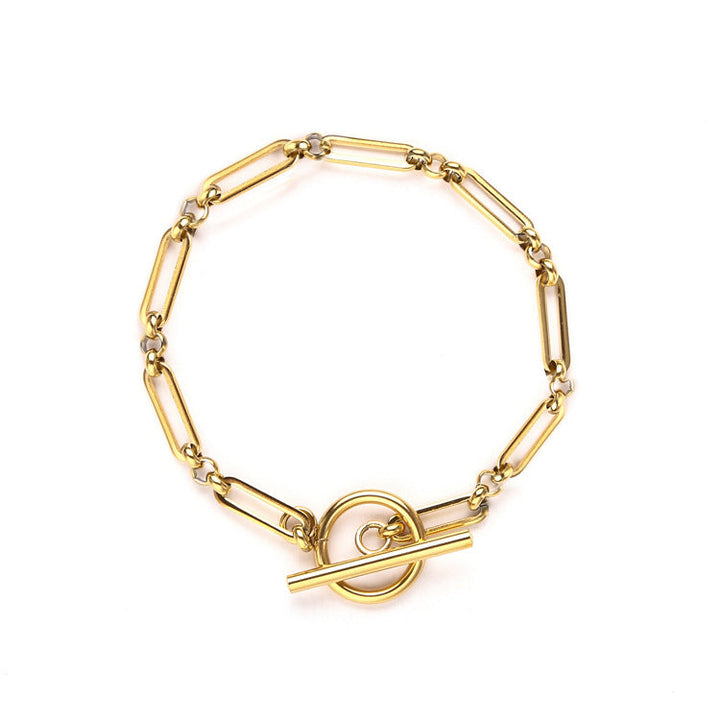 Link™ | Pulsera de barra en T de oro 