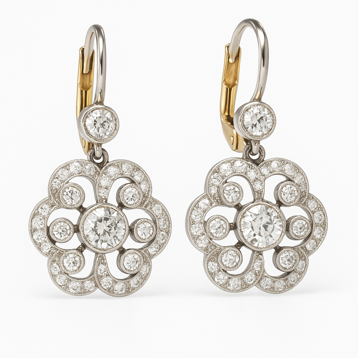 Mandala™ | Pendientes vintage de cristal para mujer 