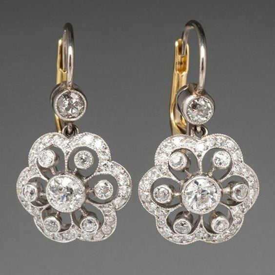 Mandala™ | Pendientes vintage de cristal para mujer 
