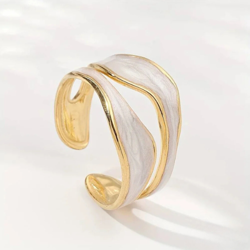 Sueño - Anillo de Oro Blanco Vintage