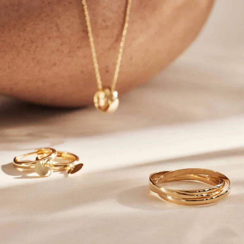 Lena™ | Anillo Trielle de oro 
