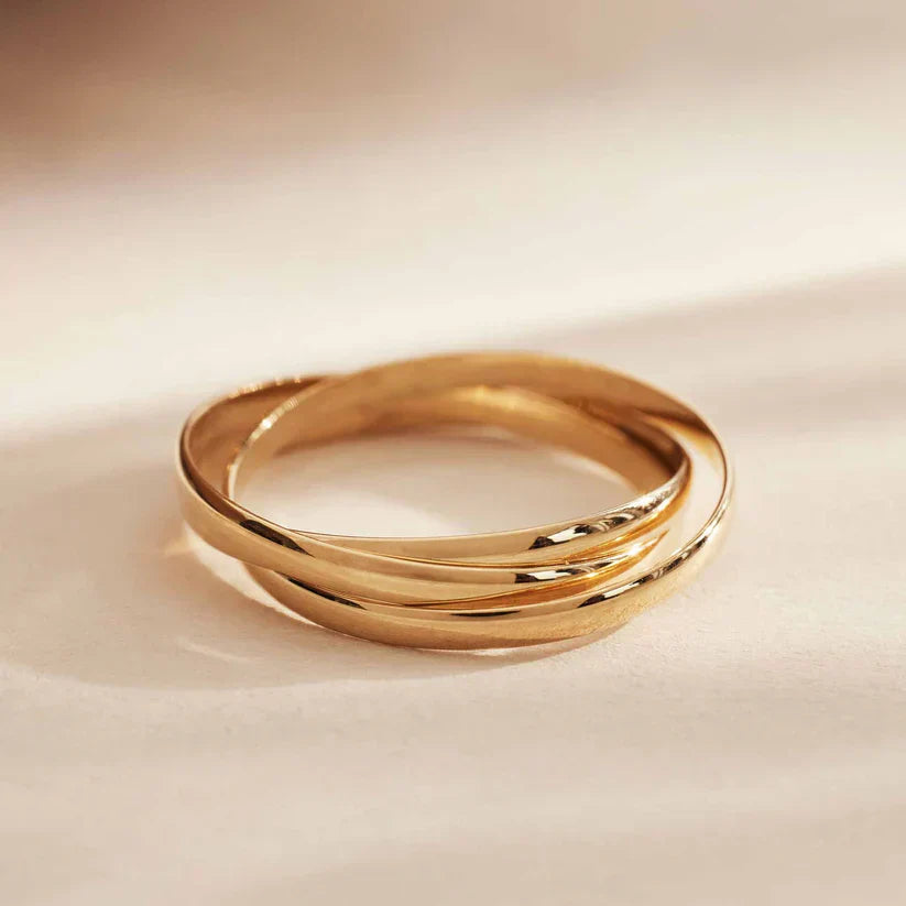 Lena™ | Anillo Trielle de oro 
